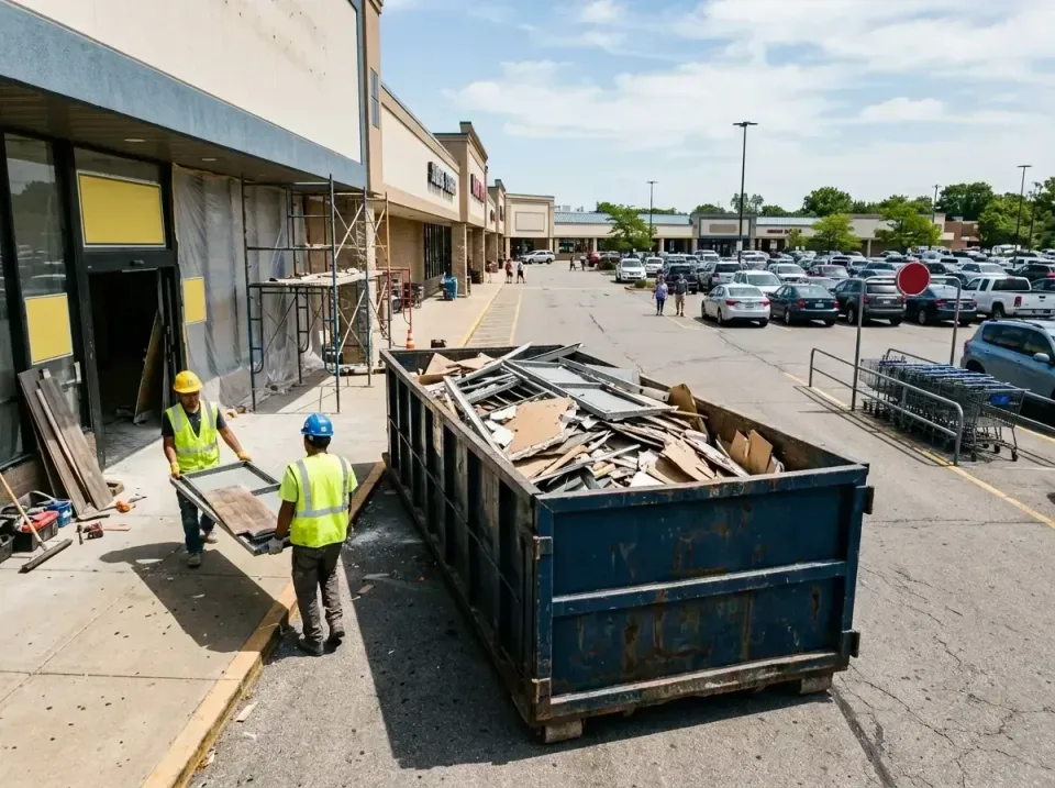 retail-store-renovation-debris-003 — frequently asked questions, Roll-off Dumpster Rentals in Cherry Valley, IL